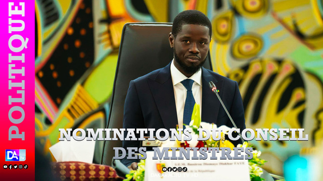 Les nominations en conseil des ministres du Mercredi 