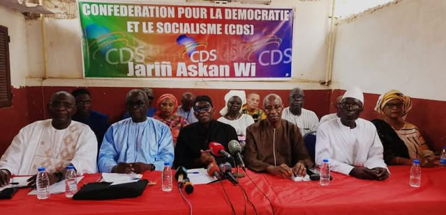 Fête du 1er  mai : La Confédération pour la Démocratie et le Socialisme (CDS)  dénonce un  « massacre systématique des acquis sociaux, économiques et politiques »