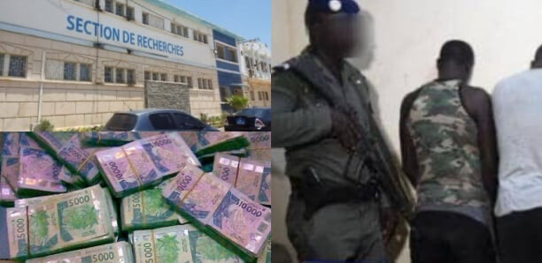 176 millions F CFA volés à Ouakam : 2 des 4 braqueurs arrêtés en Gambie par la SR de Colobane 176 millions F CFA volés à Ouakam : 2 des 4 braqueurs arrêtés en Gambie par la SR de Colobane