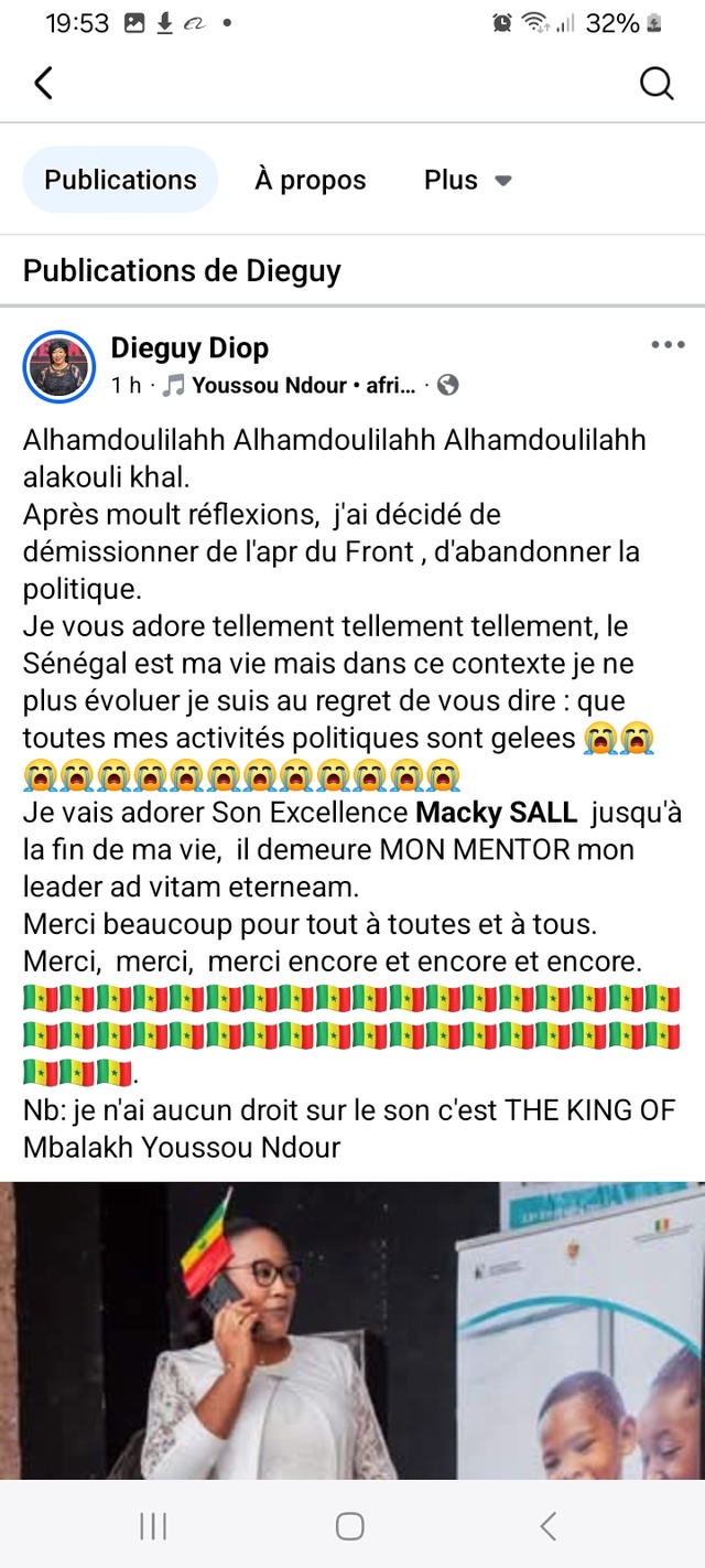 URGENT - Dieguy Diop claque la porte du parti de Macky Sall