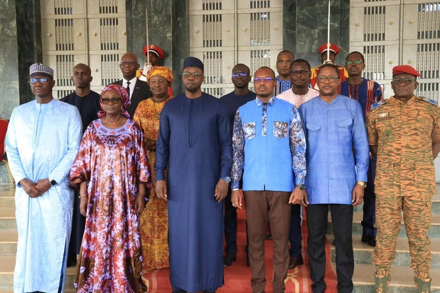 Séjour au Burkina- Le PM, Ousmane Sonko, reçu par le Pr Ibrahima Traoré