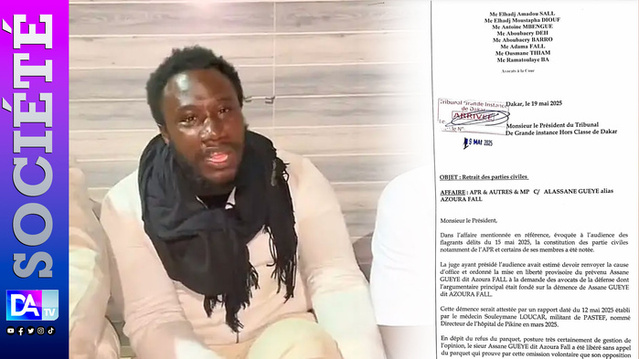 Démence d'Azoura Fall attestée par un médecin militant de Pastef : Les parties civiles choisissent le désistement