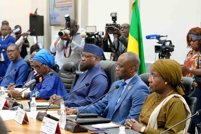 Séance de travail entre le Pm Ousmane SONKO  et son homologue Ivoirien