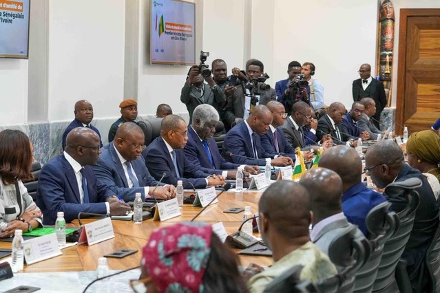 Séance de travail entre le Pm Ousmane SONKO  et son homologue Ivoirien