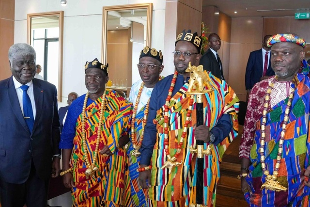 PHOTOS- Le Premier ministre Ousmane SONKO honoré lors du déjeuner offert à son honneur par son homologue ivoirien