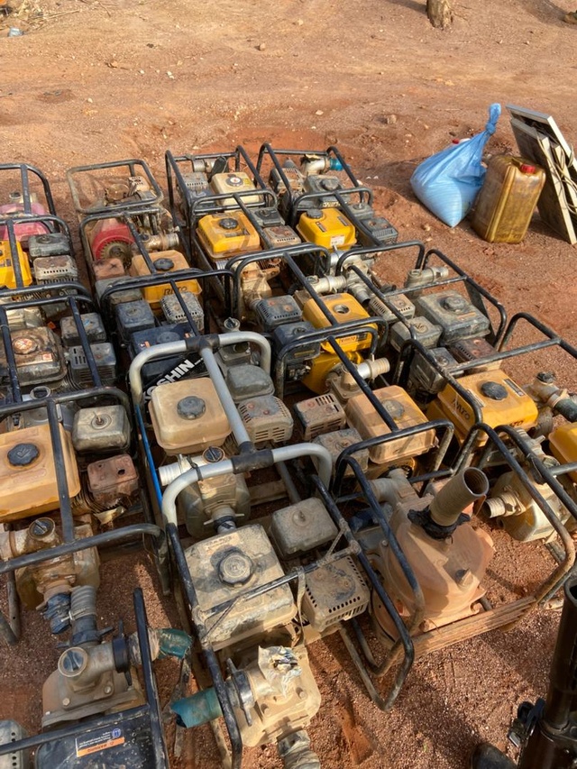 DÉMANTÈLEMENT D’UN SITE D’ORPAILLAGE CLANDESTIN SUR LA FALÉMÉ DÉMANTÈLEMENT D’UN SITE D’ORPAILLAGE CLANDESTIN SUR LA FALÉMÉ