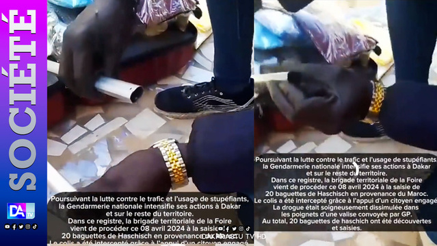 Démantèlement d'un vaste réseau de trafic de cocaïne : Après 4 "GP" sénégalais, deux Guinéens interpellés, la "baronne" en fuite Démantèlement d'un vaste réseau de trafic de cocaïne : Après 4 "GP" sénégalais, deux Guinéens interpellés, la "baronne" en fuite