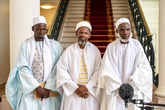 Le  Khalif général du Fouladou, Thierno Mouhamadou Mounirou Baldé, reçu par le Président de la République 