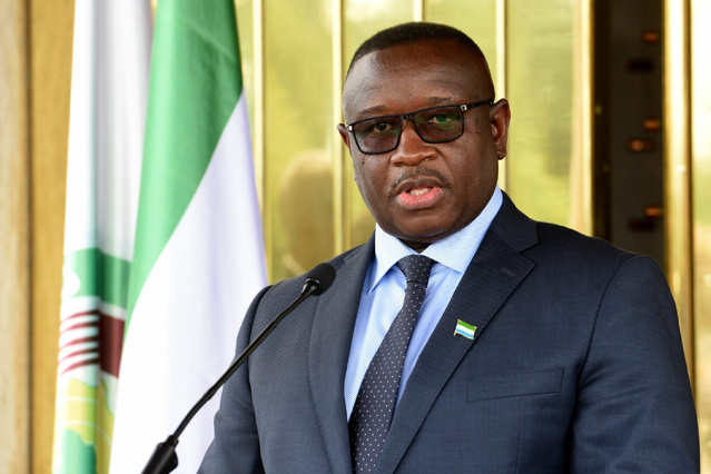 LE PRÉSIDENT SIERRA-LÉONAIS JULIUS MAADA BIO PREND LA PRÉSIDENCE DE LA CEDEAO