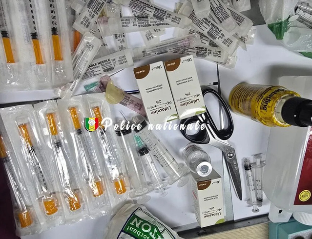 Vente illégale de produits pour grossir les fesses et éclaircir la peau : trois individus arrêtés par la DSC Vente illégale de produits pour grossir les fesses et éclaircir la peau : trois individus arrêtés par la DSC