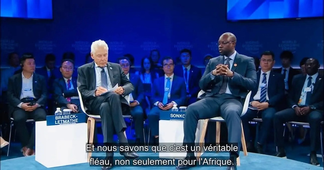 Ousmane Sonko porte la voix de l’Afrique au Forum de Davos en Chine