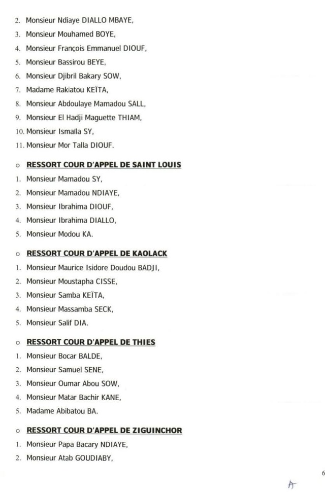 [Documents] Conseil supérieur de la magistrature : vaste mouvement au sein de la justice
