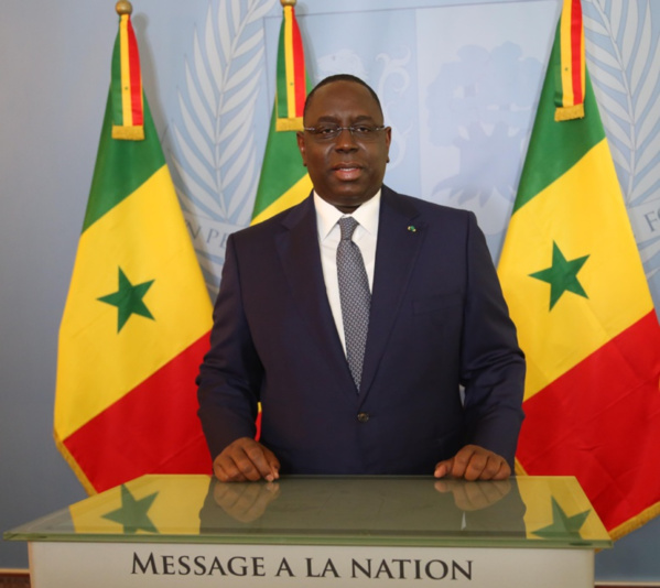Voici le message à la Nation du Président de la République Macky Sall sur le projet de révision constitutionnelle Voici le message à la Nation du Président de la République Macky Sall sur le projet de révision constitutionnelle