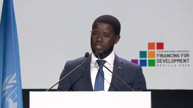 Séville : le plaidoyer du Pr. Diomaye sur la dette devant les bailleurs ! Séville : le plaidoyer du Pr. Diomaye sur la dette devant les bailleurs !