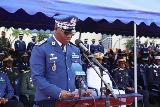 Cérémonie de levée de corps de feu  Colonel Émile MANGA: la Gendarmerie nationale rend un dernier hommage à un officier émérite