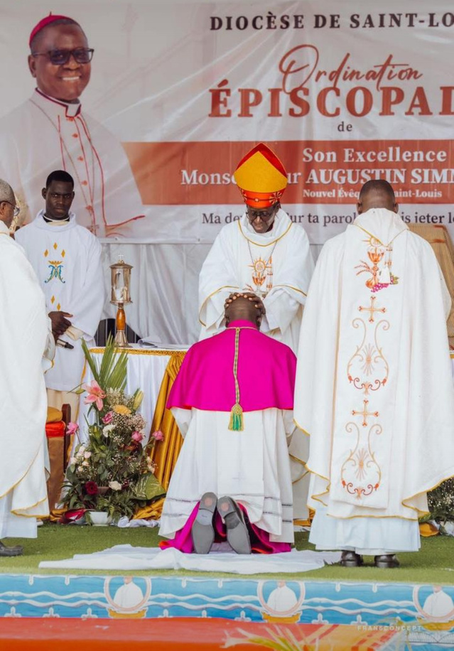 MGR AUGUSTIN SIMMEL NDIAYE ORDONNÉ ÉVÊQUE DE SAINT-LOUIS : UNE NOUVELLE PAGE S’OUVRE POUR LE DIOCÈSE DU NORD