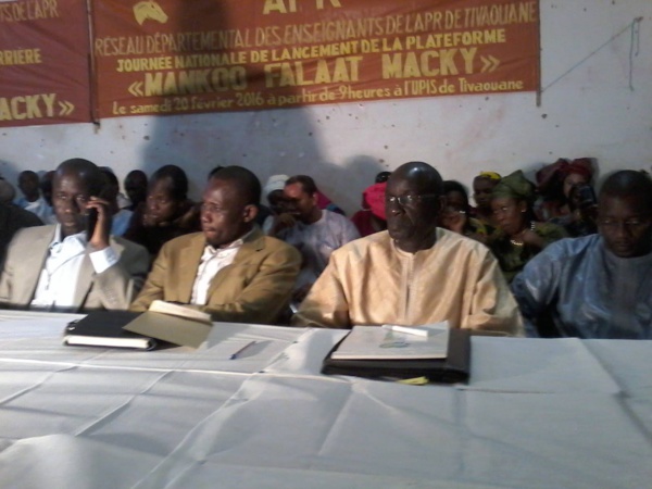 Serigne Mboup à la Plateforme Mankoo Falaat Macky Serigne Mboup à la Plateforme Mankoo Falaat Macky