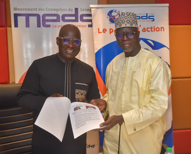 Convention cadre entre le MEDS et l’UNACOIS : Le socle d’un secteur privé fort Convention cadre entre le MEDS et l’UNACOIS : Le socle d’un secteur privé fort