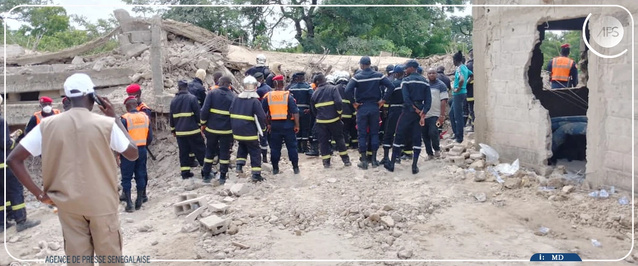 Bâtiment effondré à Sédhiou : les deux personnes finalement retrouvées dans les décombres sans vie