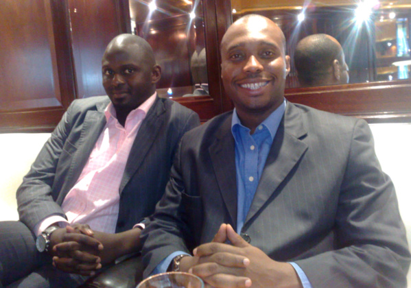 Abdallah Ndiaye à côté de Barthélémy Dias Abdallah Ndiaye à côté de Barthélémy Dias