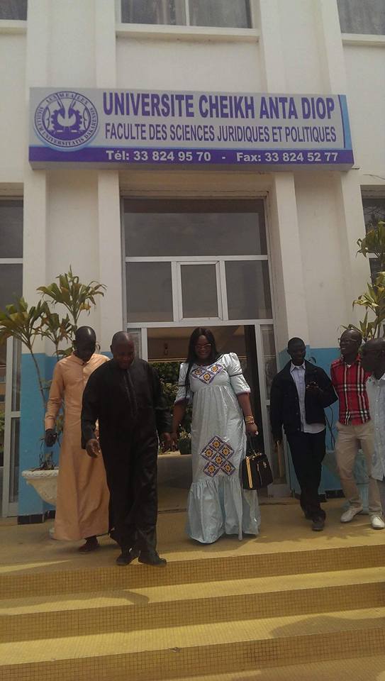  Mme le ministre Fatou Tambedou reprend des cours  à l'UCAD 