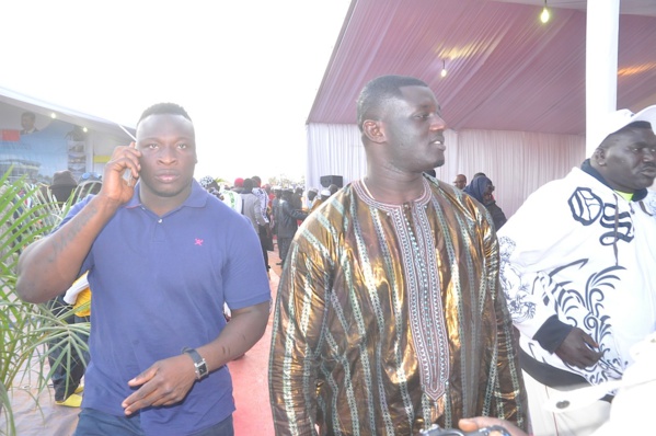 Images de la pose de la première pierre de l'arène nationale de lutte Sénégalaise