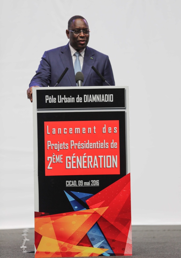 Le discours du Pr Macky Sall lors du lancement des projets Présidentiels de 2ème Génération à Diamniadio Le discours du Pr Macky Sall lors du lancement des projets Présidentiels de 2ème Génération à Diamniadio