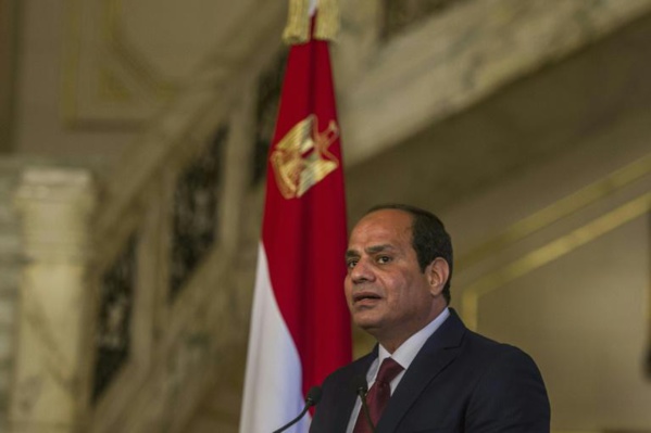 Le Pr Egyptien Abdel Fattah Al sissi