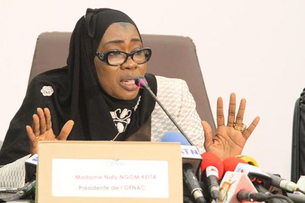 RAPPORT D’ACTIVITES 2014-2015 DE L’OFNAC: NAFI NGOM KEÏTA OUVRE SON REGISTRE RAPPORT D’ACTIVITES 2014-2015 DE L’OFNAC: NAFI NGOM KEÏTA OUVRE SON REGISTRE
