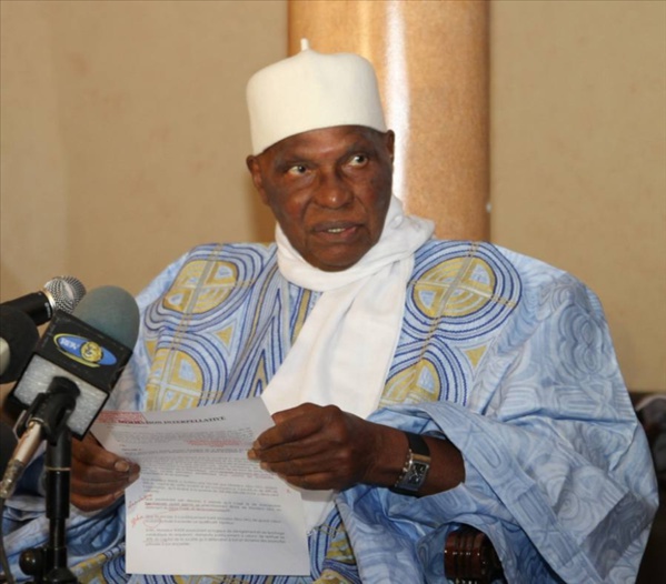 La lettre que Me Abdoulaye Wade a envoyé au Pr Macky Sall  La lettre que Me Abdoulaye Wade a envoyé au Pr Macky Sall