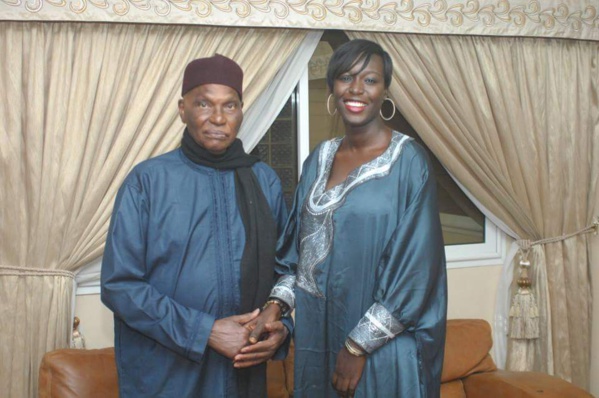 Sego avec l'ancien Président Wade Sego avec l'ancien Président Wade