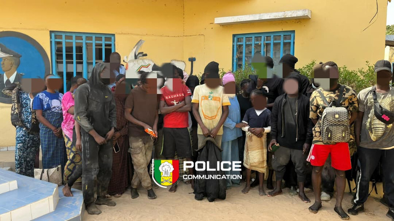 Interpellation de trente-quatre (34) candidats à l’émigration clandestine suite à une avarie en mer.