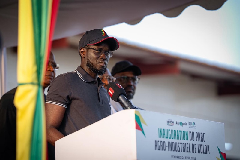 Le Président de la République, Bassirou Diomaye Faye,  inaugure le parc agro-industriel de Kolda