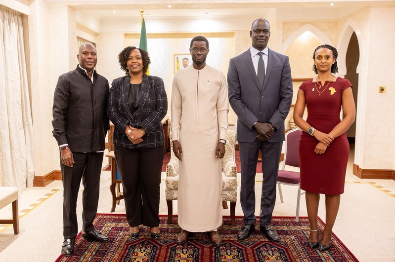 Le chef de l'Etat a reçu la Directrice de NBA Africa Le chef de l'Etat a reçu la Directrice de NBA Africa