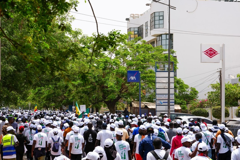 Retour en images sur la grande randonnée pédestre organisée par PASTEF Dakar, en présence du Président Ousmane SONKO