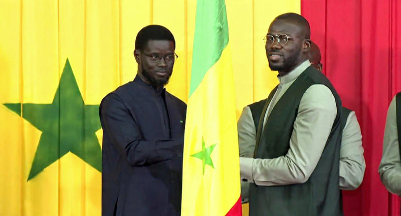 Cérémonie officielle de remise du drapeau national à l’équipe nationale A de Football-Discours du Pr  Diomaye Diakhar Faye