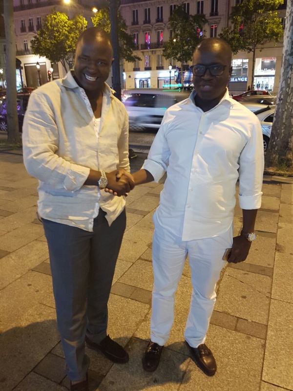 Cheikh FALL en tenue blanche Cheikh FALL en tenue blanche