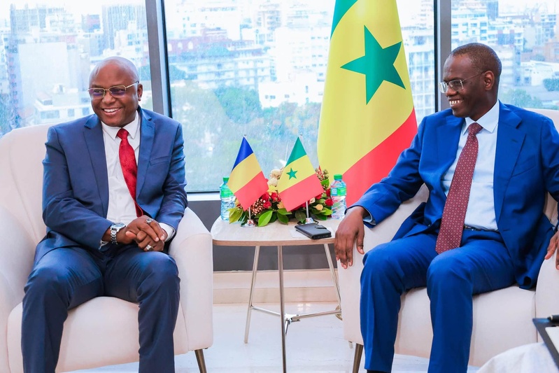 Le ministre de l'Eau et de l'Energie de la République du Tchad reçu par le Pm du Sénégal Le ministre de l'Eau et de l'Energie de la République du Tchad reçu par le Pm du Sénégal