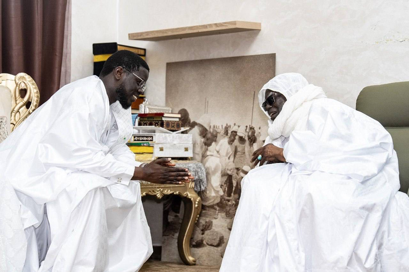 Audiences politiques et entretien exclusif avec le Khalife : retour sur la visite officielle de 48 heures du Président Bassirou Diomaye Faye à Touba, en prélude au Grand Magal