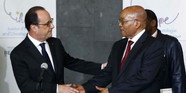France : tapis rouge pour Jacob Zuma