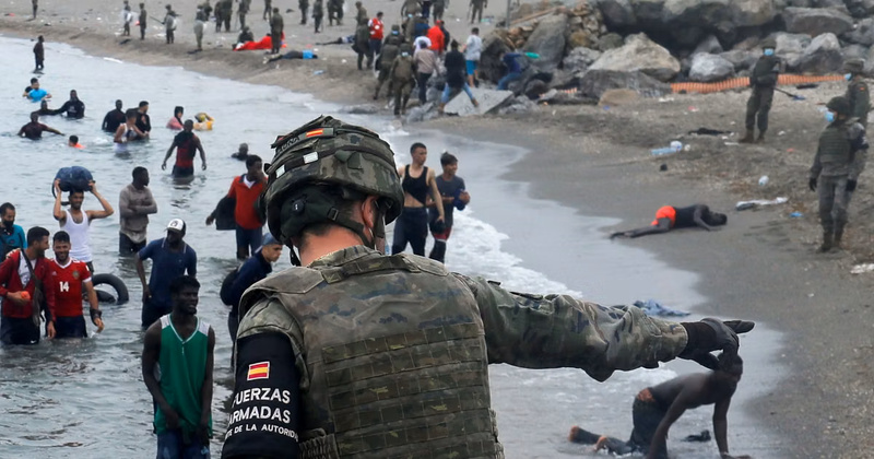 L'Espagne mobilise ses forces militaires à Ceuta pour endiguer l'afflux massif de migrants en provenance du Maroc