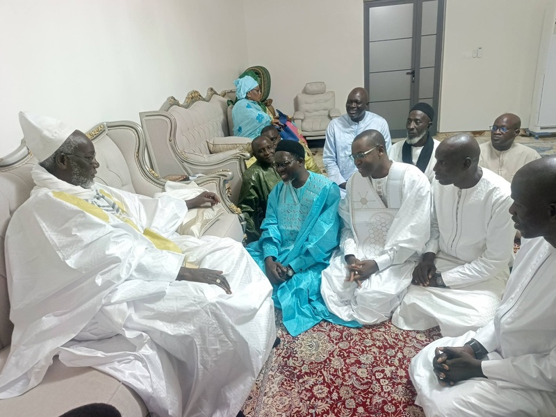 Une délégation du parti Rewmi reçue en audience par Serigne Moussa Nawel