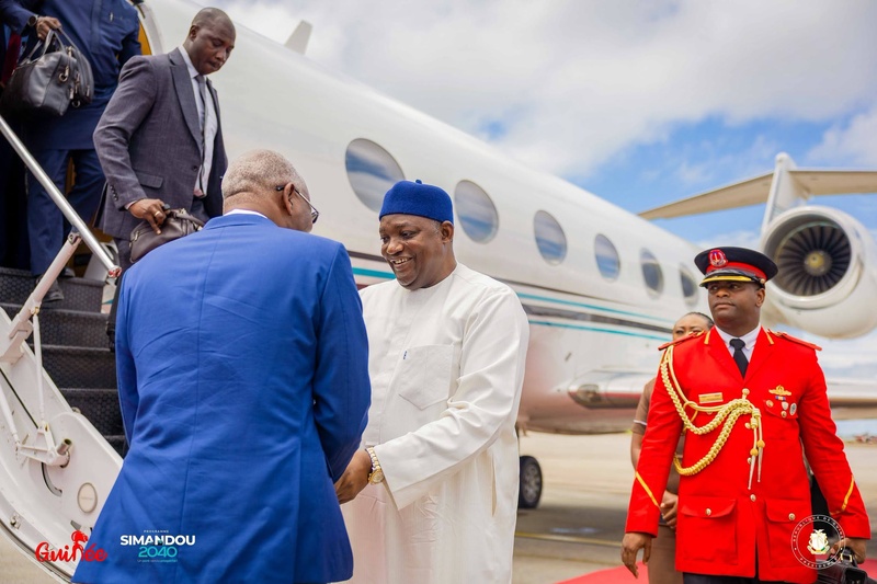 Guinée-Gambie : Adama Barrow à Conakry pour consolider les liens d’amitié et de coopération