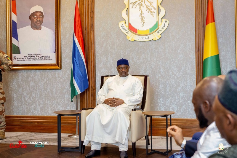 Guinée-Gambie : Adama Barrow à Conakry pour consolider les liens d’amitié et de coopération Guinée-Gambie : Adama Barrow à Conakry pour consolider les liens d’amitié et de coopération