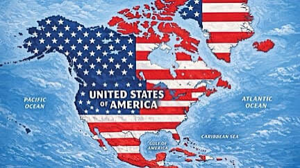 Donald Trump publie une carte des États-Unis avec des territoires français