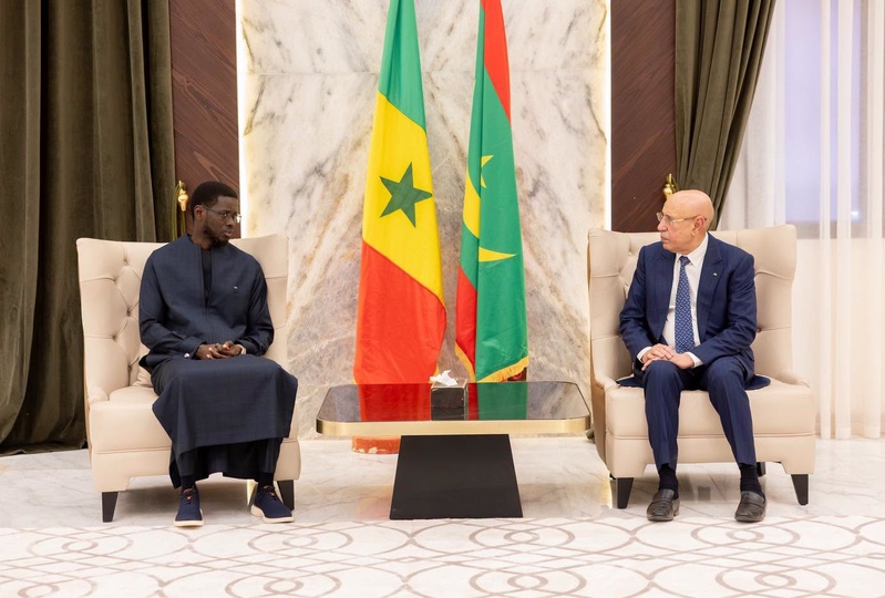 Diplomatie de bon voisinage : Le tête-à-tête stratégique entre Diomaye Faye et El Ghazouani à Nouakchott