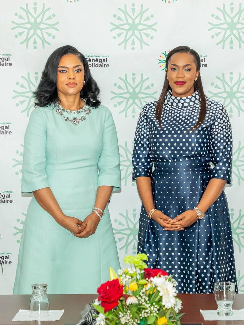 Absa Faye reçoit Nathalie Sassou Nguesso autour du projet « Centre Rose » Absa Faye reçoit Nathalie Sassou Nguesso autour du projet « Centre Rose »