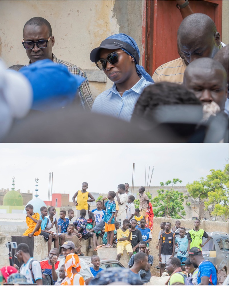 SOLIDARITÉ EN PÉRIODE D'INONDATIONS : La Première Dame Marie Khone Faye au chevet des sinistrés de Dakar, une logistique lourde déployée pour soulager les familles