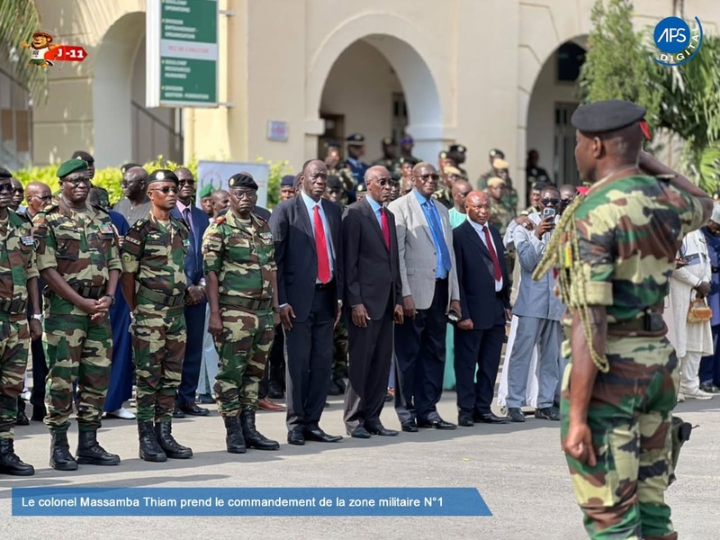 Forces armées : Le Colonel Massamba Thiam prend les rênes de la prestigieuse Zone Militaire N°1 au camp Dial-Diop