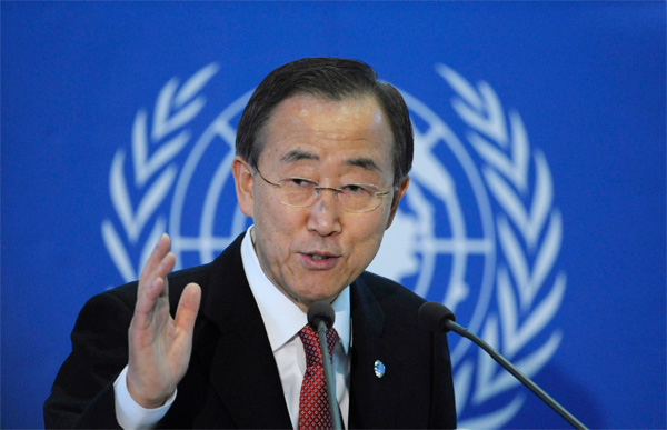 BAN KI-MOON CONDAMNE L’ATTAQUE MEURTRIÈRE CONTRE UN CONVOI DE L’ONU